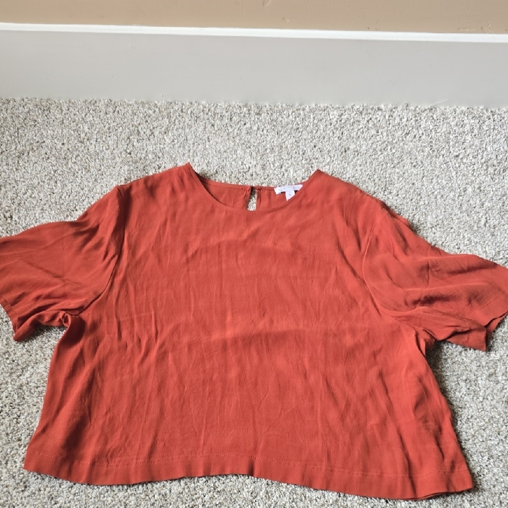 LEIHT XL DRESS RUST SHIRT